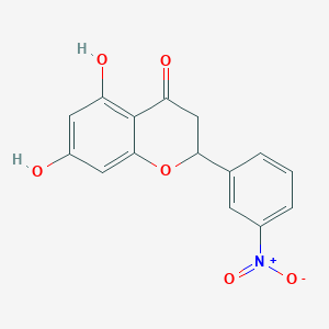 5,7-Dihydroxy-2-(3-nitrophenyl)-2,3-dihydro-4H-1-benzopyran-4-one