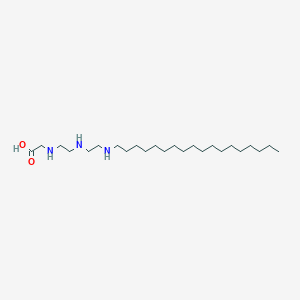 molecular formula C24H51N3O2 B14295439 N-(2-{[2-(Octadecylamino)ethyl]amino}ethyl)glycine CAS No. 123650-65-7