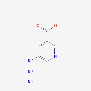 molecular formula C7H6N4O2 B1429544 Methyl 5-azidopyridine-3-carboxylate CAS No. 1098102-81-8