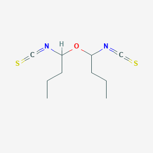 molecular formula C10H16N2OS2 B14295474 1-Isothiocyanato-1-(1-isothiocyanatobutoxy)butane CAS No. 113815-89-7