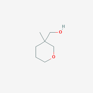 molecular formula C7H14O2 B1429548 (3-Methyloxan-3-yl)methanol CAS No. 1701597-02-5
