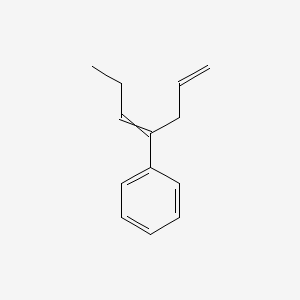 (Hepta-1,4-dien-4-yl)benzene