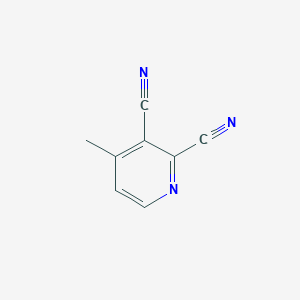 molecular formula C8H5N3 B142955 4-Methylpyridine-2,3-dicarbonitrile CAS No. 157311-93-8