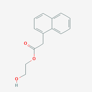 molecular formula C14H14O3 B14295503 2-Hydroxyethyl (naphthalen-1-yl)acetate CAS No. 114191-56-9