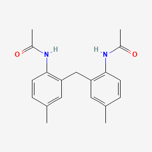 molecular formula C19H22N2O2 B14295513 N,N'-[Methylenebis(4-methyl-2,1-phenylene)]diacetamide CAS No. 114660-20-7