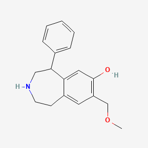 8-(Methoxymethyl)-5-phenyl-2,3,4,5-tetrahydro-1H-3-benzazepin-7-ol