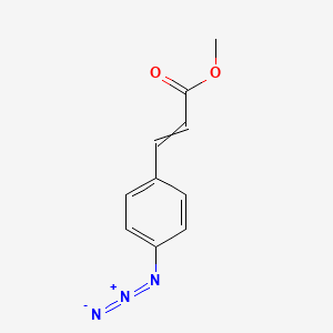 molecular formula C10H9N3O2 B14295577 Methyl 3-(4-azidophenyl)prop-2-enoate CAS No. 114567-94-1