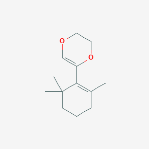 1,4-Dioxin, 2,3-dihydro-5-(2,6,6-trimethyl-1-cyclohexen-1-yl)-