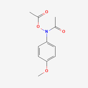 N-(Acetyloxy)-N-(4-methoxyphenyl)acetamide