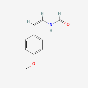 molecular formula C10H11NO2 B14295614 (Z)-N-(4-Methoxystyryl)formamide 