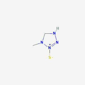 molecular formula C2H6N4S B14295633 1-Methyl-2-sulfanyl-2,5-dihydro-1H-tetrazole CAS No. 114232-53-0