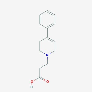 B1429564 3-(4-Phenyl-1,2,3,6-tetrahydropyridin-1-yl)propanoic acid CAS No. 720698-91-9