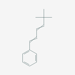 molecular formula C14H18 B14295682 (5,5-Dimethylhexa-1,3-dien-1-YL)benzene CAS No. 114444-87-0