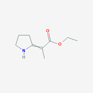 Ethyl 2-(pyrrolidin-2-ylidene)propanoate