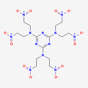 N~2~,N~2~,N~4~,N~4~,N~6~,N~6~-Hexakis(2-nitroethyl)-1,3,5-triazine-2,4,6-triamine