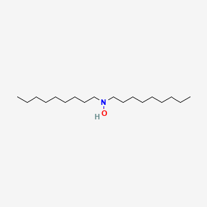 molecular formula C18H39NO B14295748 1-Nonanamine, N-hydroxy-N-nonyl- CAS No. 121238-83-3