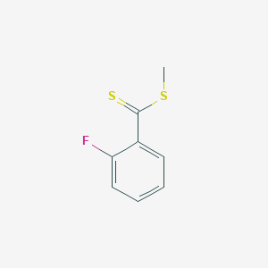 Benzenecarbodithioic acid, 2-fluoro-, methyl ester