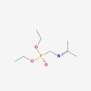 Diethyl {[(propan-2-ylidene)amino]methyl}phosphonate