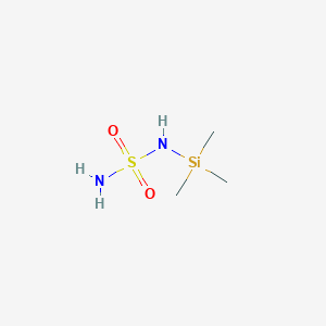 molecular formula C3H12N2O2SSi B14295846 N-(Trimethylsilyl)sulfuric diamide CAS No. 113402-58-7