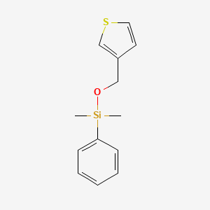 Silane, dimethylphenyl(3-thienylmethoxy)-