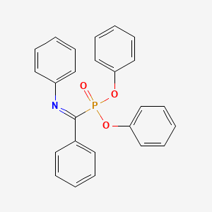 molecular formula C25H20NO3P B14295906 Diphenyl [(Z)-phenyl(phenylimino)methyl]phosphonate CAS No. 115601-16-6