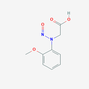 [(2-Methoxyphenyl)(nitroso)amino]acetic acid