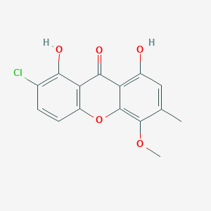 9H-Xanthen-9-one, 2-chloro-1,8-dihydroxy-5-methoxy-6-methyl-