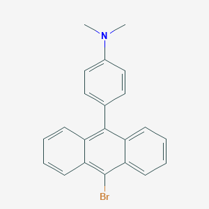 molecular formula C22H18BrN B14295969 4-(10-Bromoanthracen-9-YL)-N,N-dimethylaniline CAS No. 112209-11-7