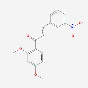 2-Propen-1-one, 1-(2,4-dimethoxyphenyl)-3-(3-nitrophenyl)-