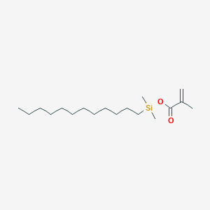 Dodecyl(dimethyl)silyl 2-methylprop-2-enoate