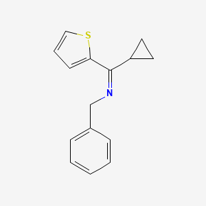 (Z)-N-Benzyl-1-cyclopropyl-1-(thiophen-2-yl)methanimine