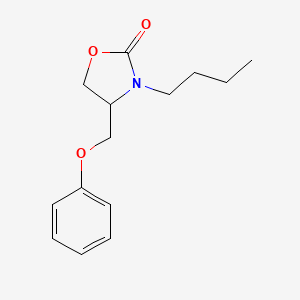 3-Butyl-4-(phenoxymethyl)-1,3-oxazolidin-2-one