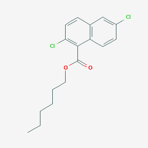 Hexyl 2,6-dichloronaphthalene-1-carboxylate