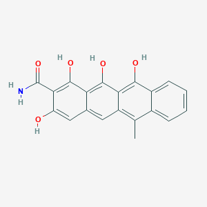 1,3,11,12-Tetrahydroxy-6-methyltetracene-2-carboxamide