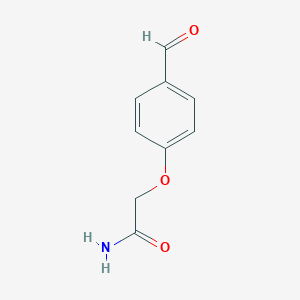 molecular formula C9H9NO3 B142961 2-(4-Formylphenoxy)acetamide CAS No. 135857-20-4