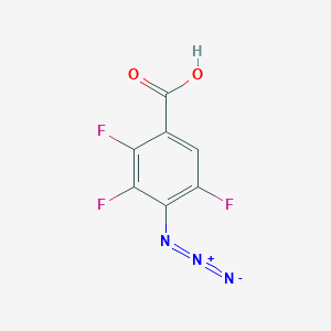 molecular formula C7H2F3N3O2 B14296105 4-Azido-2,3,5-trifluorobenzoic acid CAS No. 122033-74-3