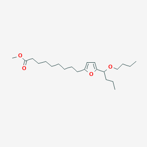 Methyl 9-[5-(1-butoxybutyl)furan-2-YL]nonanoate