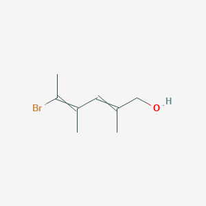 5-Bromo-2,4-dimethylhexa-2,4-dien-1-ol