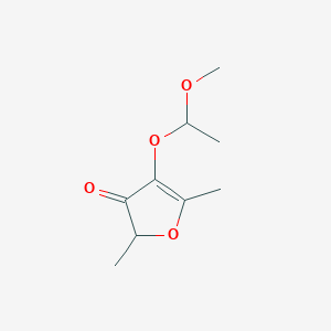 4-(1-Methoxyethoxy)-2,5-dimethylfuran-3(2H)-one