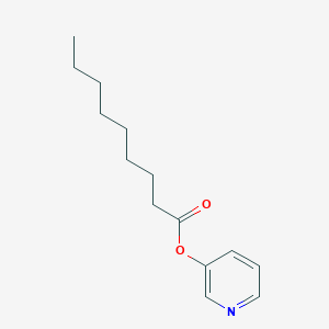 Pyridin-3-yl nonanoate