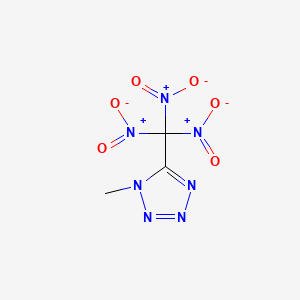 molecular formula C3H3N7O6 B14296132 1-Methyl-5-(trinitromethyl)-1H-tetrazole CAS No. 112472-40-9