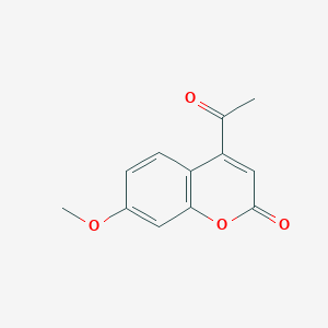 2H-1-Benzopyran-2-one, 4-acetyl-7-methoxy-