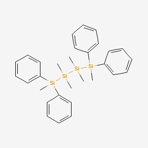 1,2,2,3,3,4-Hexamethyl-1,1,4,4-tetraphenyltetrasilane