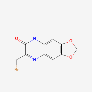 7-(Bromomethyl)-5-methyl-2H-[1,3]dioxolo[4,5-g]quinoxalin-6(5H)-one