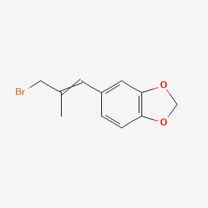 5-(3-Bromo-2-methylprop-1-en-1-yl)-2H-1,3-benzodioxole