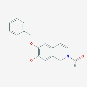 6-(Benzyloxy)-7-methoxyisoquinoline-2(1H)-carbaldehyde