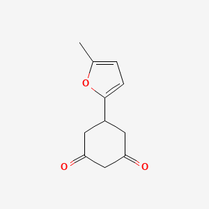 molecular formula C11H12O3 B1429618 5-(5-Methyl-2-furyl)cyclohexane-1,3-dione CAS No. 123638-54-0