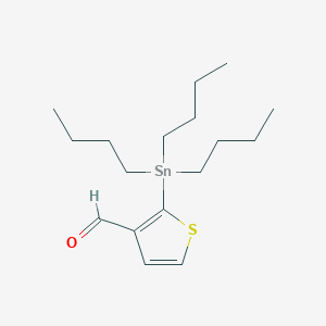 3-Thiophenecarboxaldehyde, 2-(tributylstannyl)-