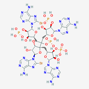 molecular formula C40H48Br2N20O25P4 B142962 Ppp-AA CAS No. 143832-09-1