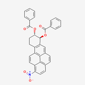 [(7S,8S)-7-benzoyloxy-1-nitro-7,8,9,10-tetrahydrobenzo[a]pyren-8-yl] benzoate